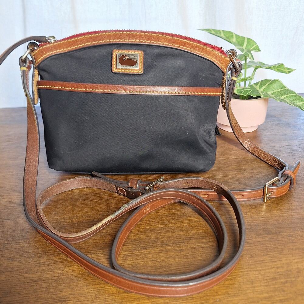Dooney & Bourke wayfarer doomed crossbody small nylon leather black classic